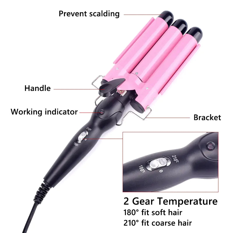 Tri-Wave Styling Iron